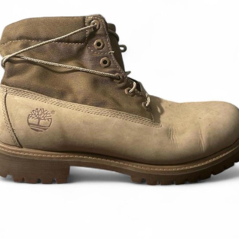 Timberland Beige and Brown Ankle Boots